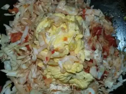 Make Tomato, cabbage step 5