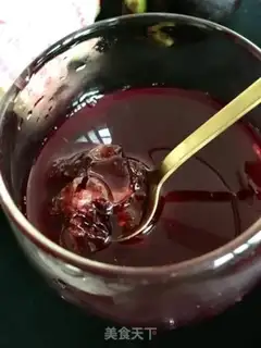 Make The flowers make cherry ice step 17