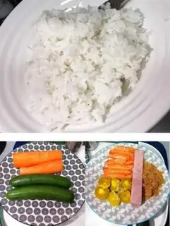 Make Family sushi step 0