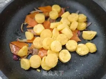 Make Red burning Japanese tofu step 7