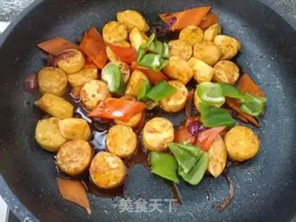 Make Red burning Japanese tofu step 9