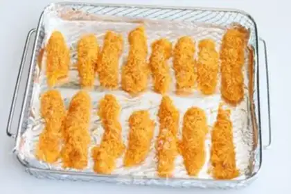 Make A low-fat-free chicken willow step 4