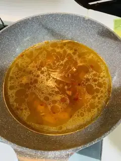 Make Boiled leaves step 3