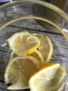 Make Lemon honey mint tea step 2