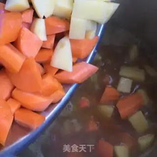 Make Curry beef rice step 11