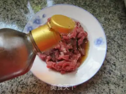 Make Beef silk step 1