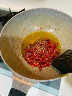Make Boiled leaves step 13