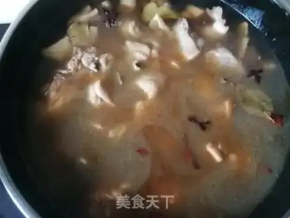 Make Carrot mushroom potato stew chicken leg step 12