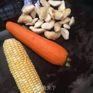 Make Bones of corn corn carrots step 4