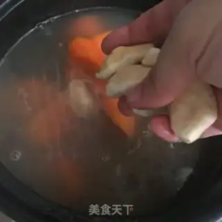 Make Bones of corn corn carrots step 5