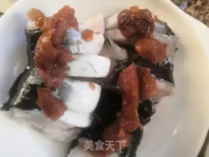 Make Salted plum eel step 3