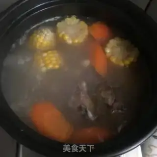 Make Bones of corn corn carrots step 6