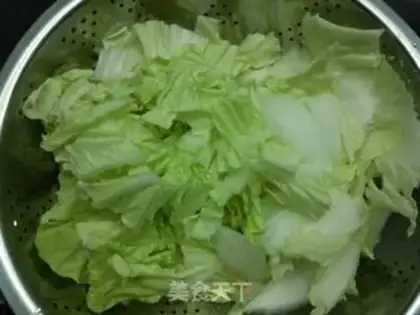 Make Yellow cabbage with tofu step 1