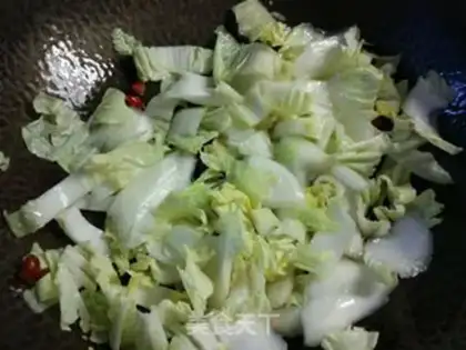 Make Yellow cabbage with tofu step 4