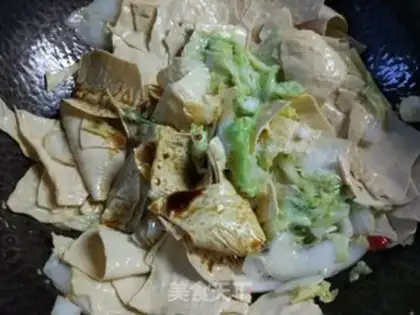 Make Yellow cabbage with tofu step 7