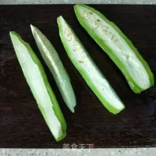 Make The beanfish fried the bitter melon step 3