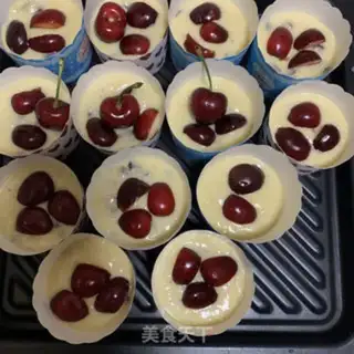 Make Cherry cake step 16