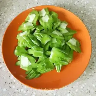 Make The beanfish fried the bitter melon step 5