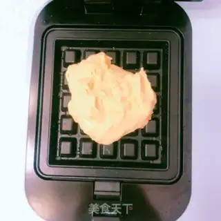 Make Pumpkin slag waffles step 5