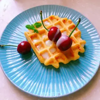 Make Pumpkin slag waffles step 7