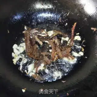 Make The beanfish fried the bitter melon step 9