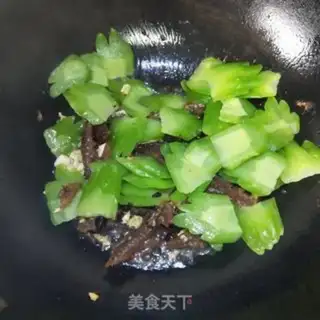 Make The beanfish fried the bitter melon step 10
