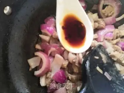 Make Onion beef step 7