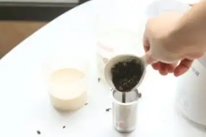 Make Mashed tea with sauna sauce step 3