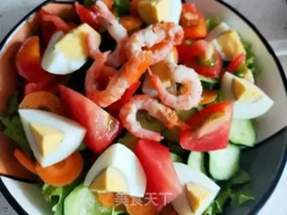 Make Arctic shrimp vegetable salad step 4