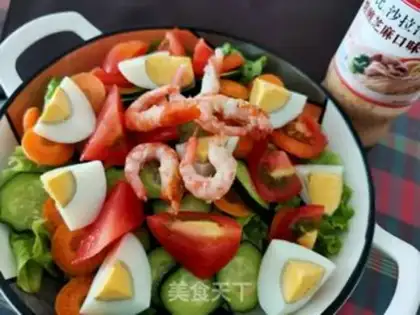 Make Arctic shrimp vegetable salad step 5