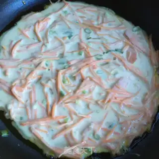 Make Carrot egg waffles step 8
