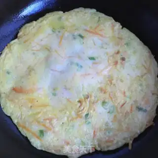 Make Carrot egg waffles step 9
