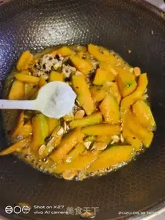 Make Pumpkin with mushrooms step 4