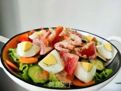 Make Arctic shrimp vegetable salad step 8