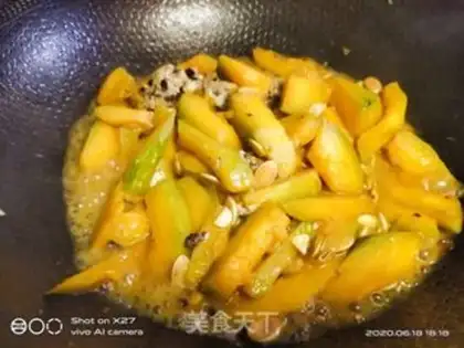 Make Pumpkin with mushrooms step 5