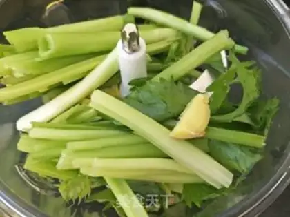 Make Freckles, celery eggs, buns step 5
