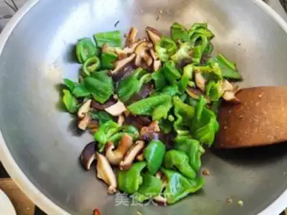 Make Pepper fried mushrooms step 12
