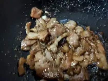 Make Mushroom fried meat step 11