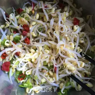 Make ♪ And the bean sprouts ♪ step 8