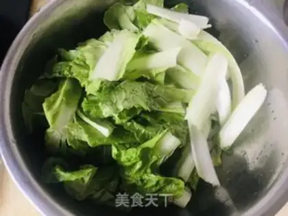 Make Clear the cabbage step 1