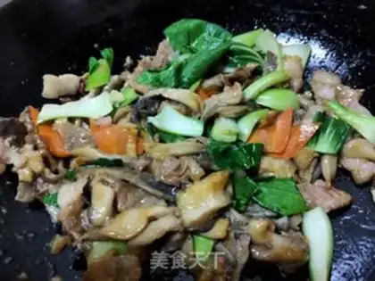 Make Mushroom fried meat step 15