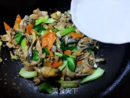 Make Mushroom fried meat step 17