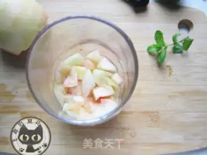 Make Peaches Mojito step 1