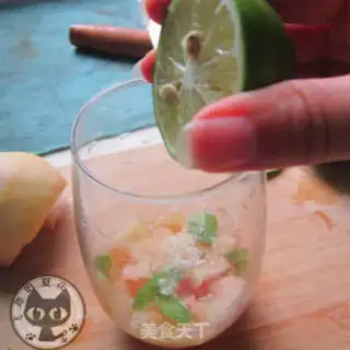 Make Peaches Mojito step 2