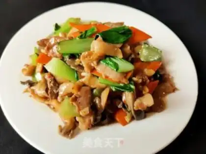 Make Mushroom fried meat step 19