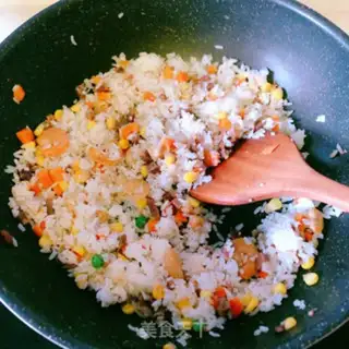 Make Ham and rice step 6