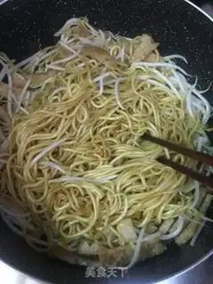 Make Noodles for meatloaf sprouts step 7