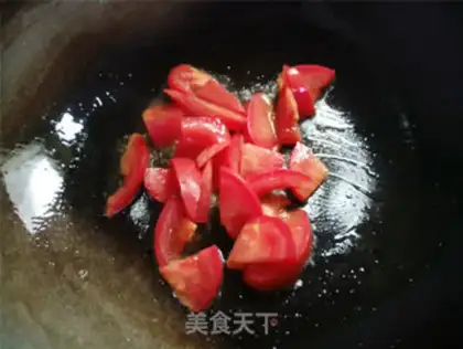 Make Tomato egg noodles step 3