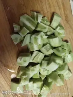 Make Mango corn guacamole step 2