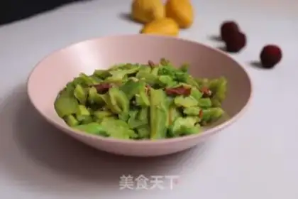 Make Ham and bitter melon step 7